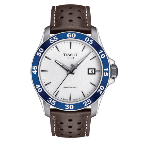 Tissot V8 Swissmatic 42.5 Stainless Steel / Silver / Strap